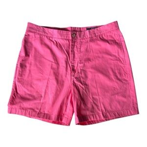 Vinyard Vines 7 inch all cotton logo Pink Club men’s Short | size 38